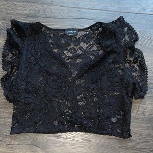 Bebe lace shirt